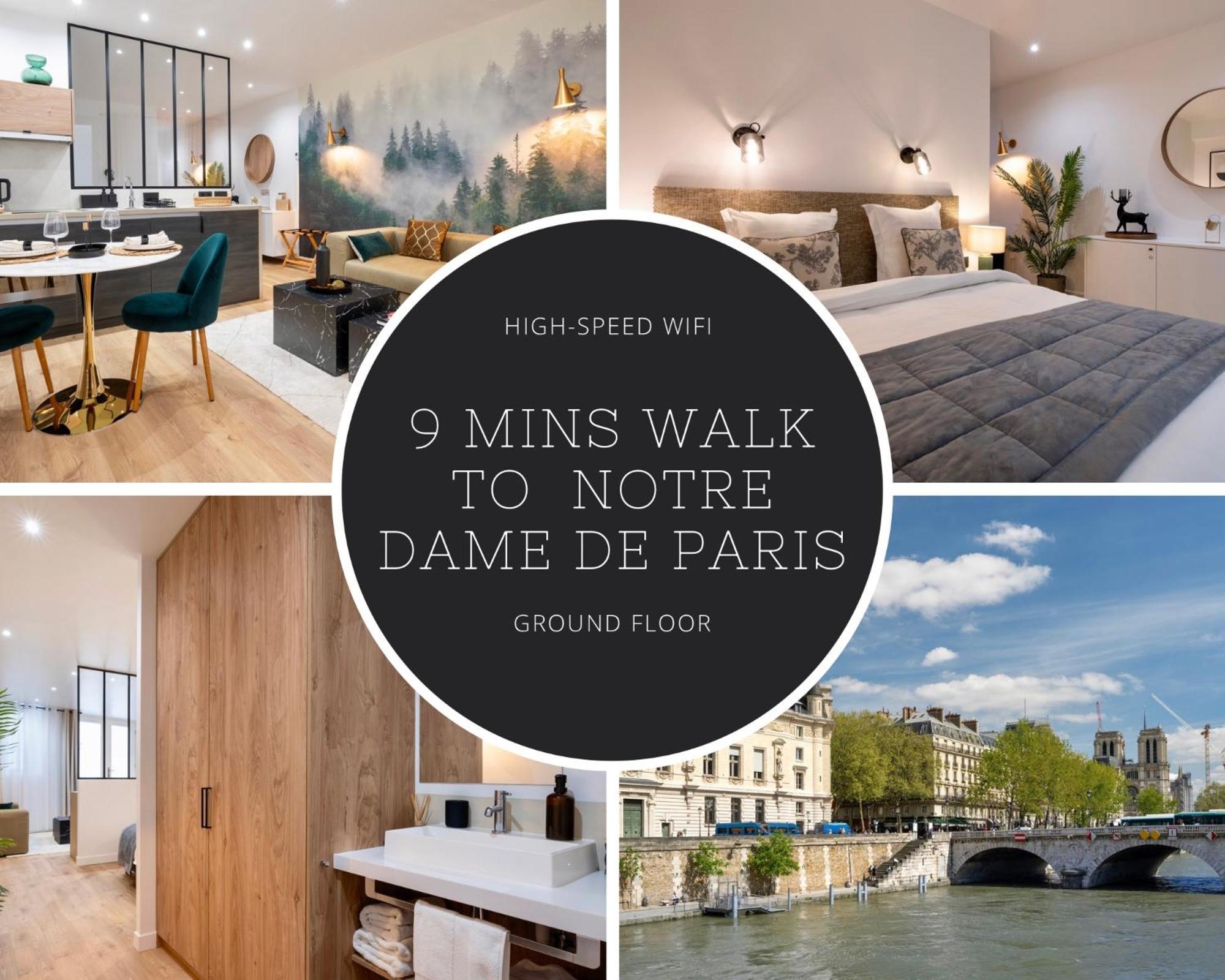 Appartement Cosy A 9 Min A Pied De La Cathedrale Notre Dame París Exterior foto